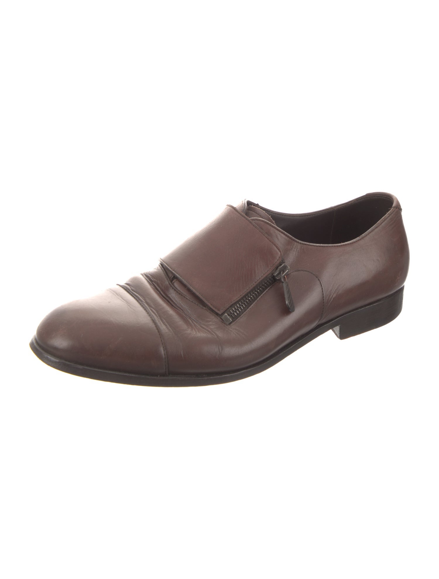 Bottega Veneta Leather Monk Straps