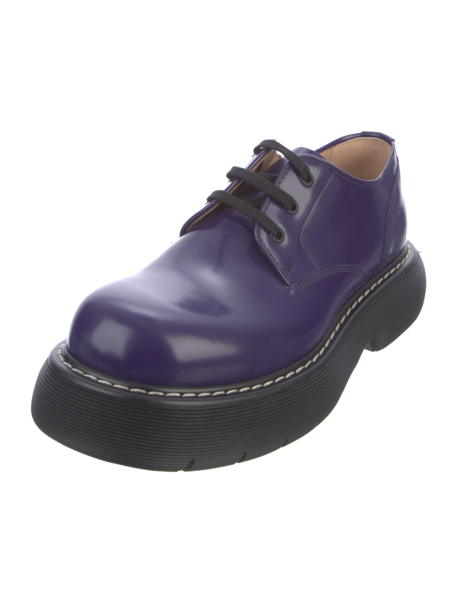 Bottega Veneta Patent Leather Oxfords