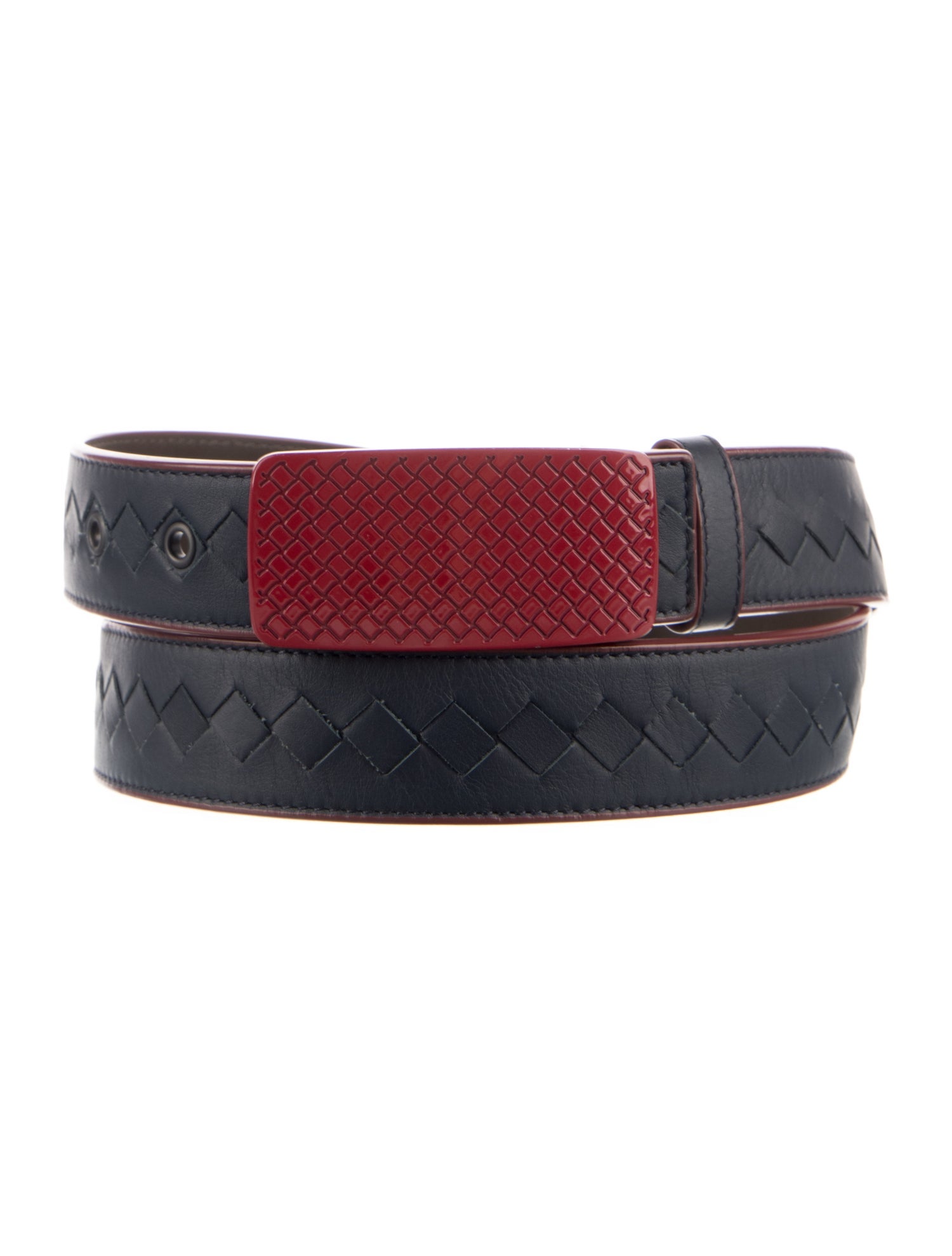 Bottega Veneta Intrecciato Weave Leather Waist Belt