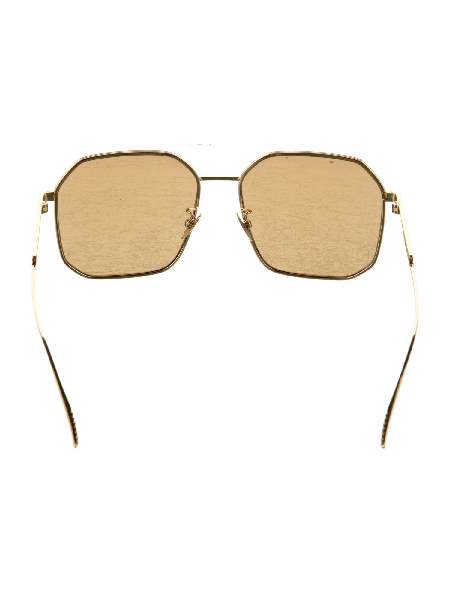 Bottega Veneta Oversize Mirrored Sunglasses