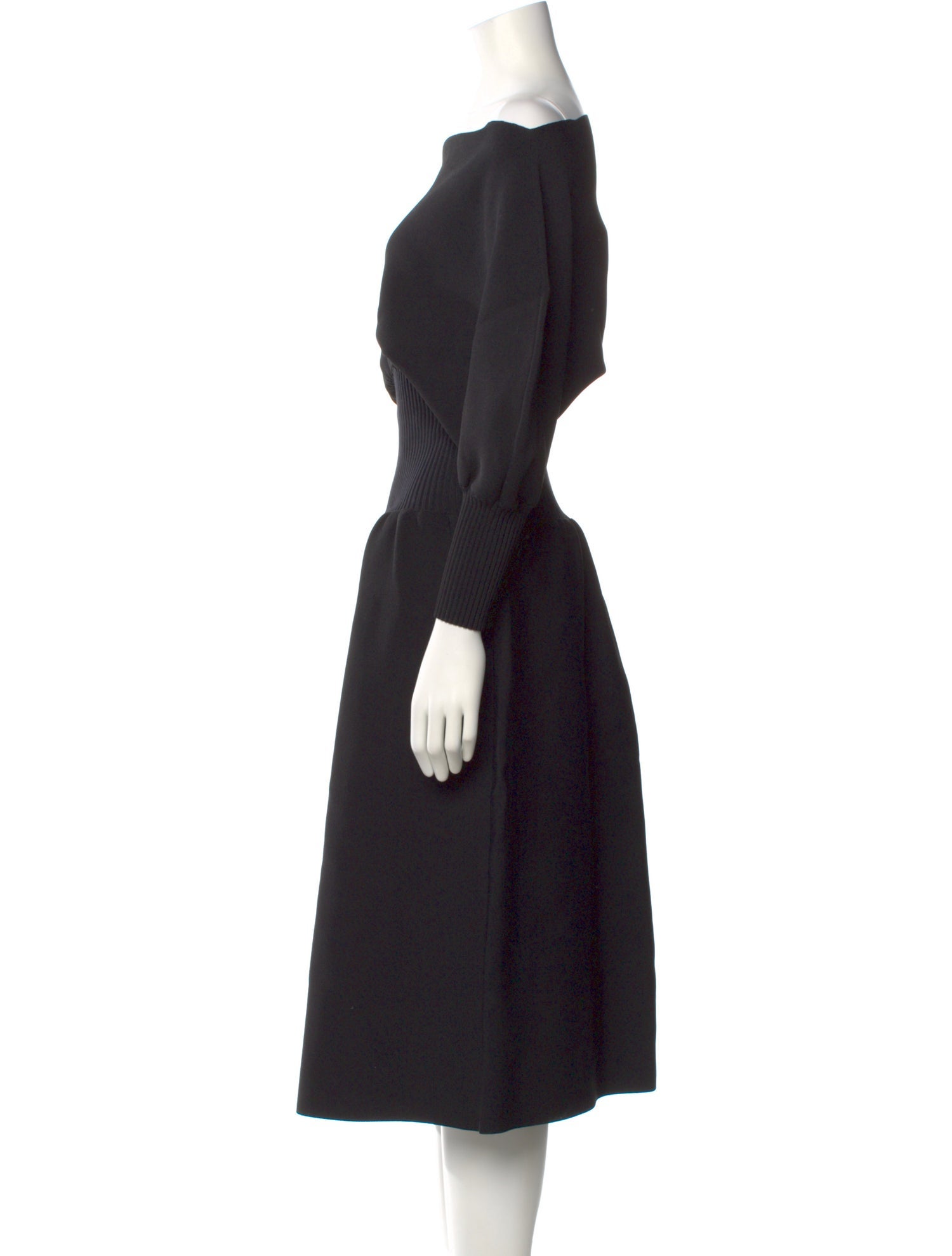 Bottega Veneta Off-The-Shoulder Midi Length Dress