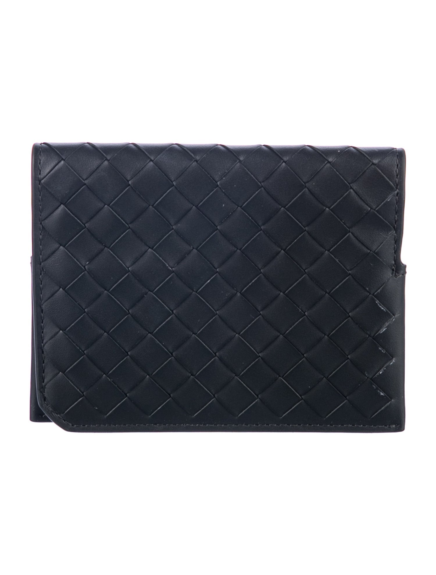 Bottega Veneta Intrecciato Weave Leather Wallet