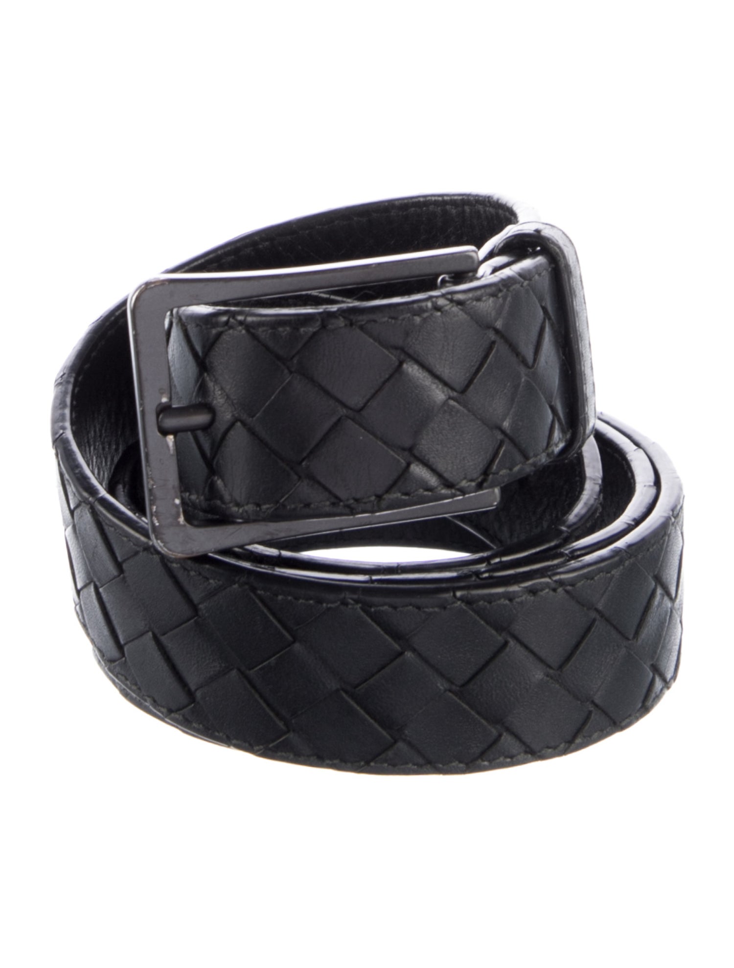 Bottega Veneta Intrecciato Weave Skinny Waist Belt