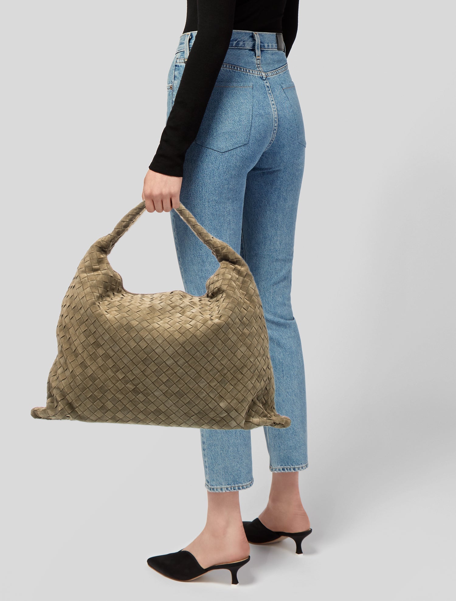 Bottega Veneta Intrecciato Hop Large