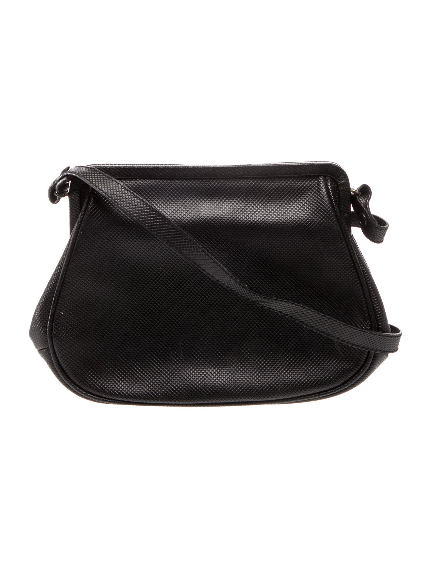 Bottega Veneta Leather Intrecciato Shoulder Bag Small Vintage