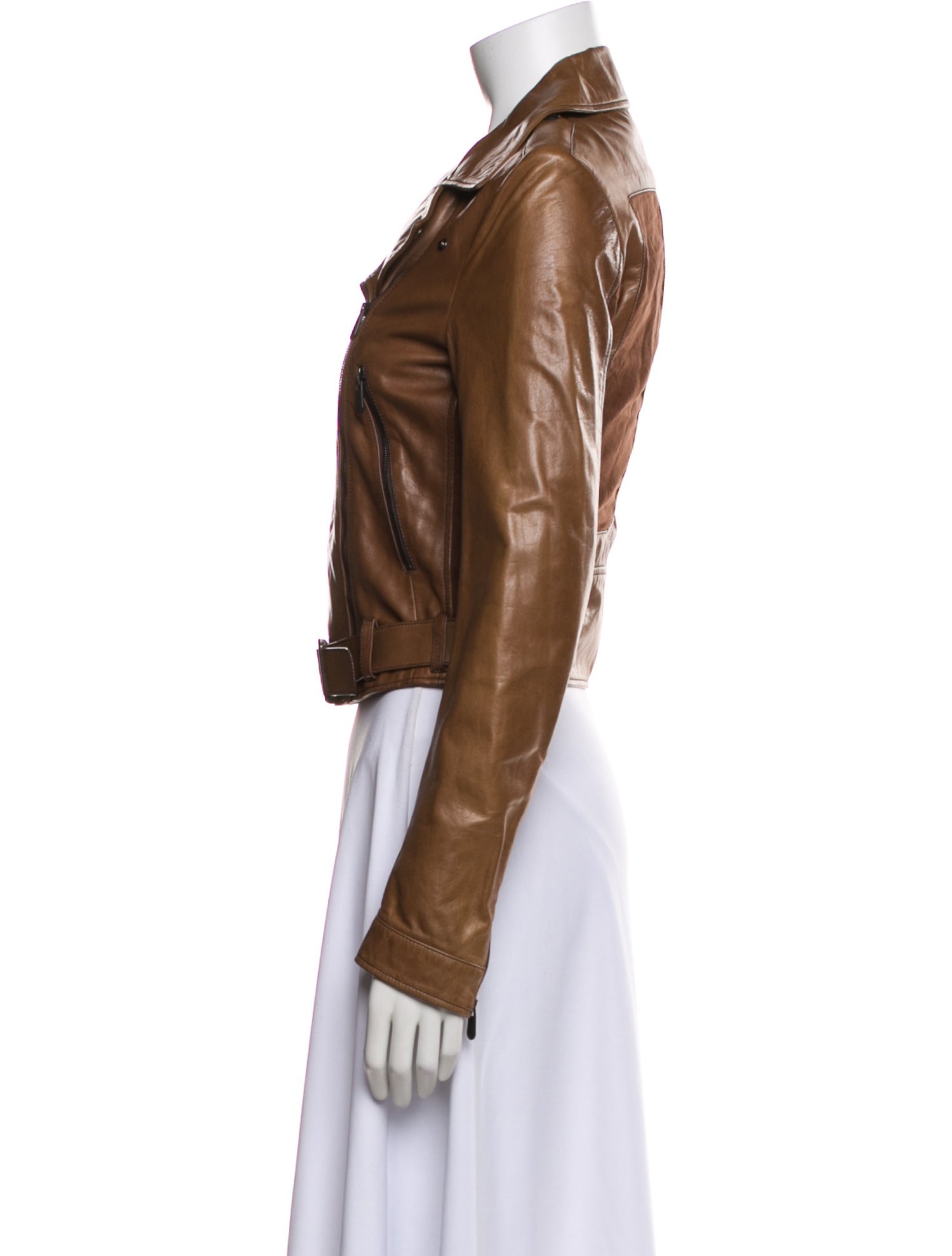 Bottega Veneta Leather Biker Jacket