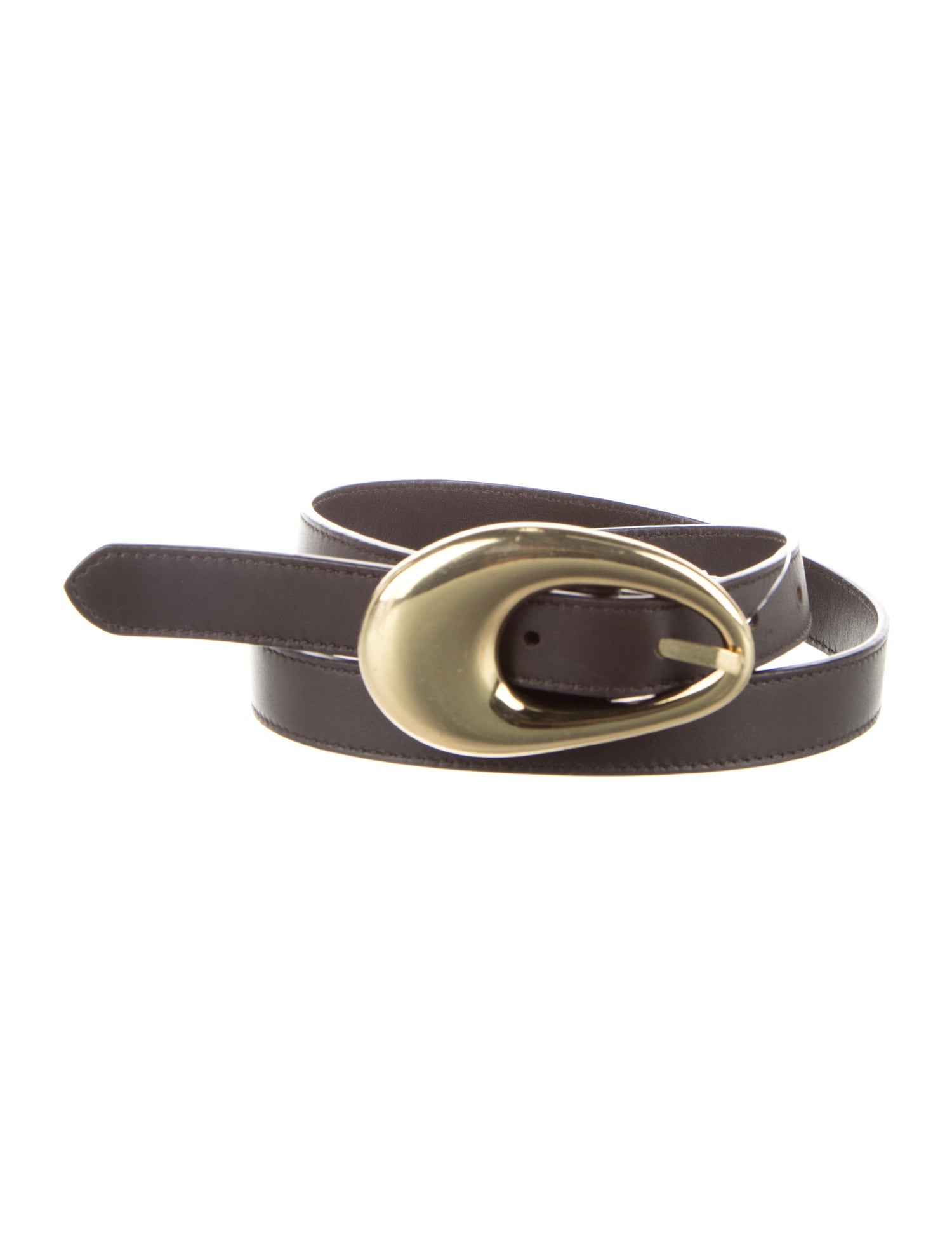Bottega Veneta Skinny Leather Belt