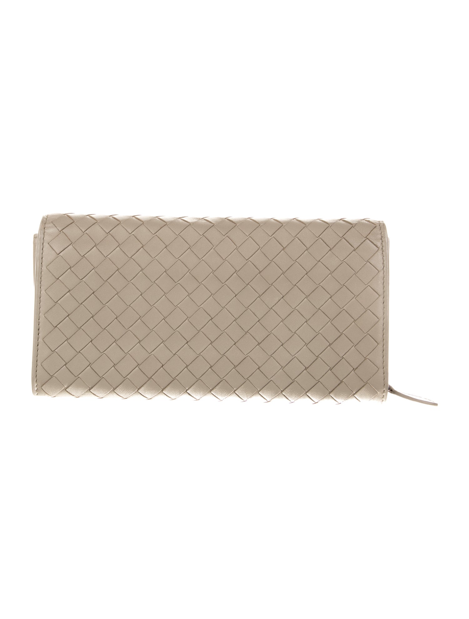 Bottega Veneta Intrecciato Weave Leather Continental Wallet