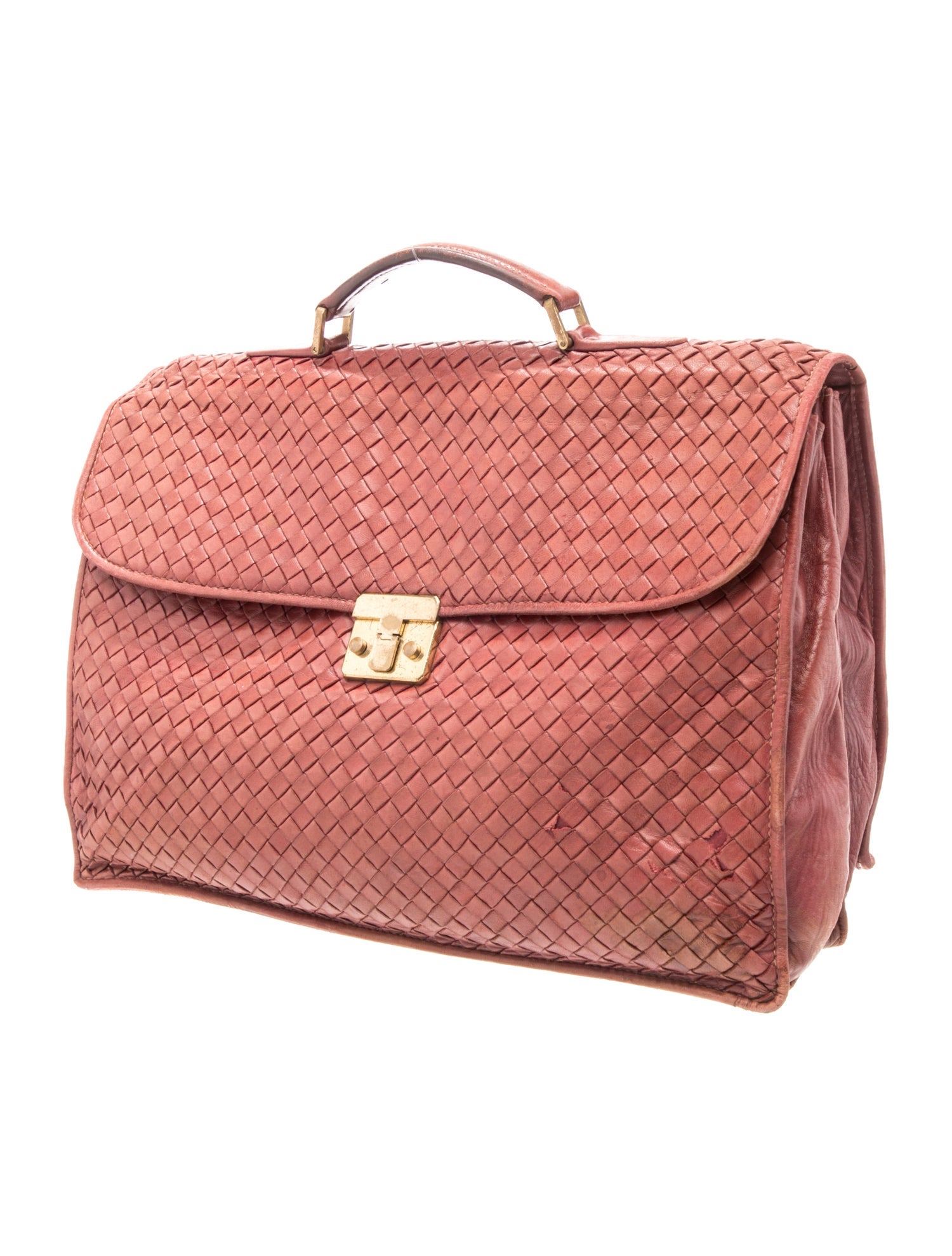 Bottega Veneta Intrecciato Briefcase Vintage