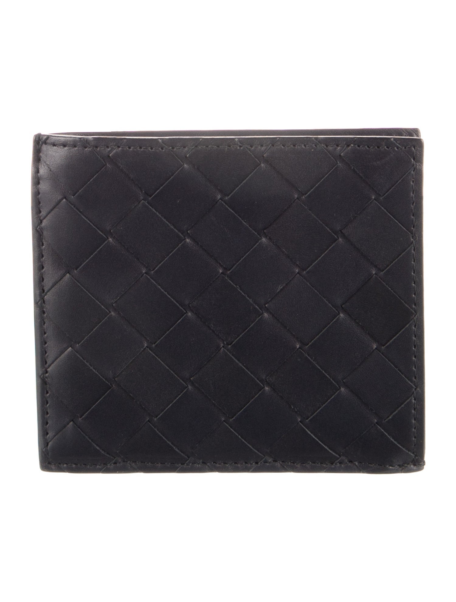 Bottega Veneta Intrecciato Weave Leather Bifold Wallet