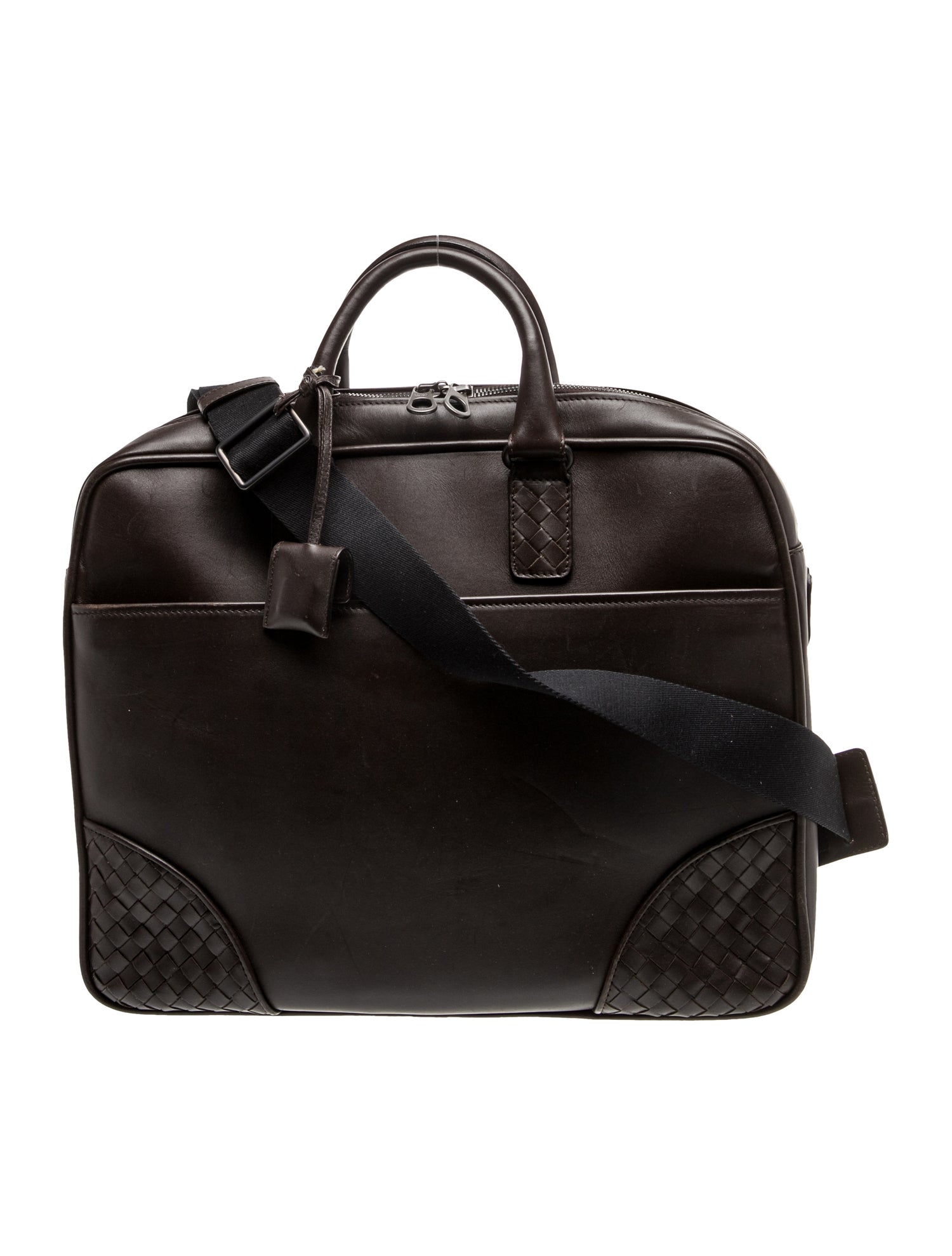 Bottega Veneta Intrecciato Messenger Bag Vintage