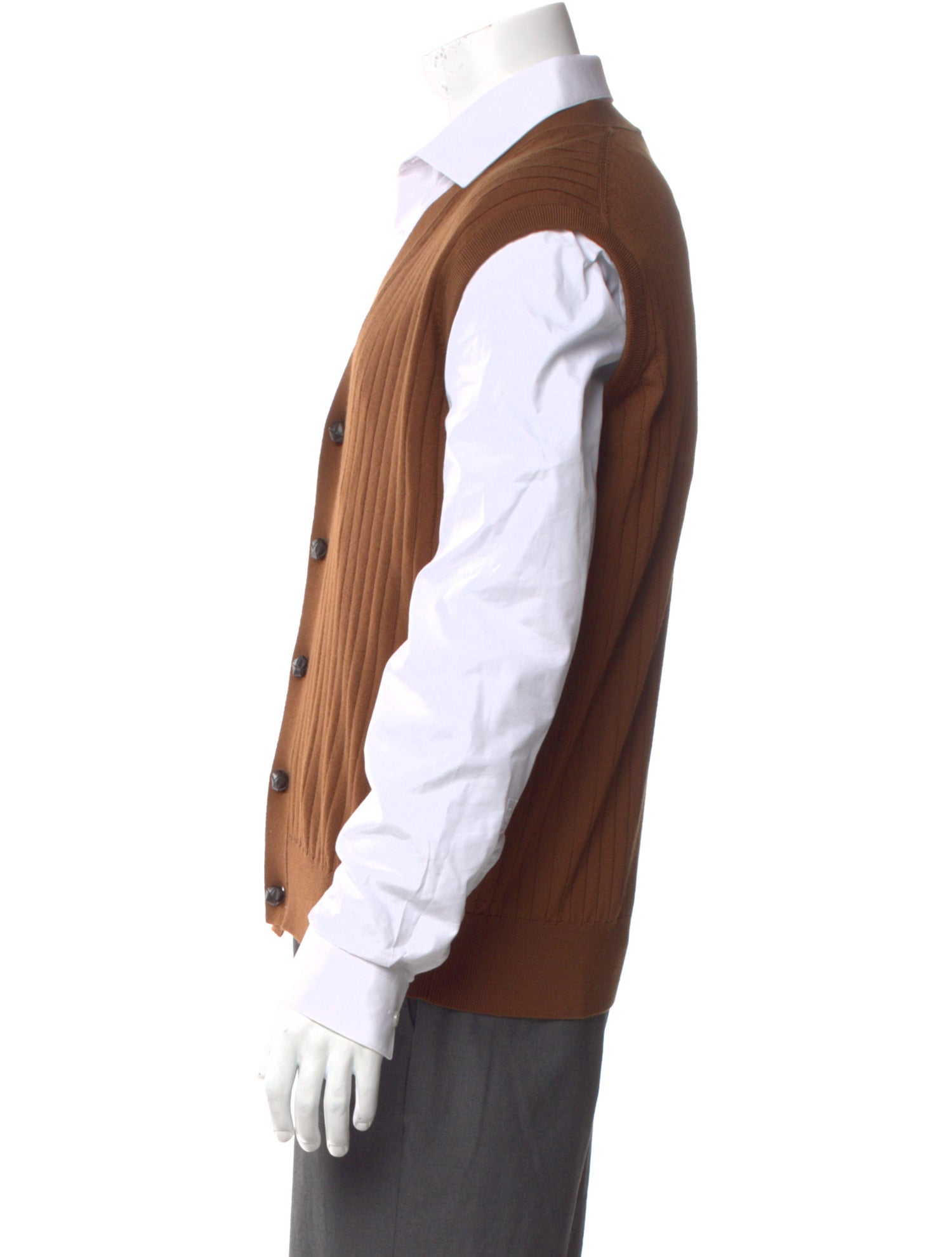 Bottega Veneta Wool V-Neck Sweater Vest w/ Tags