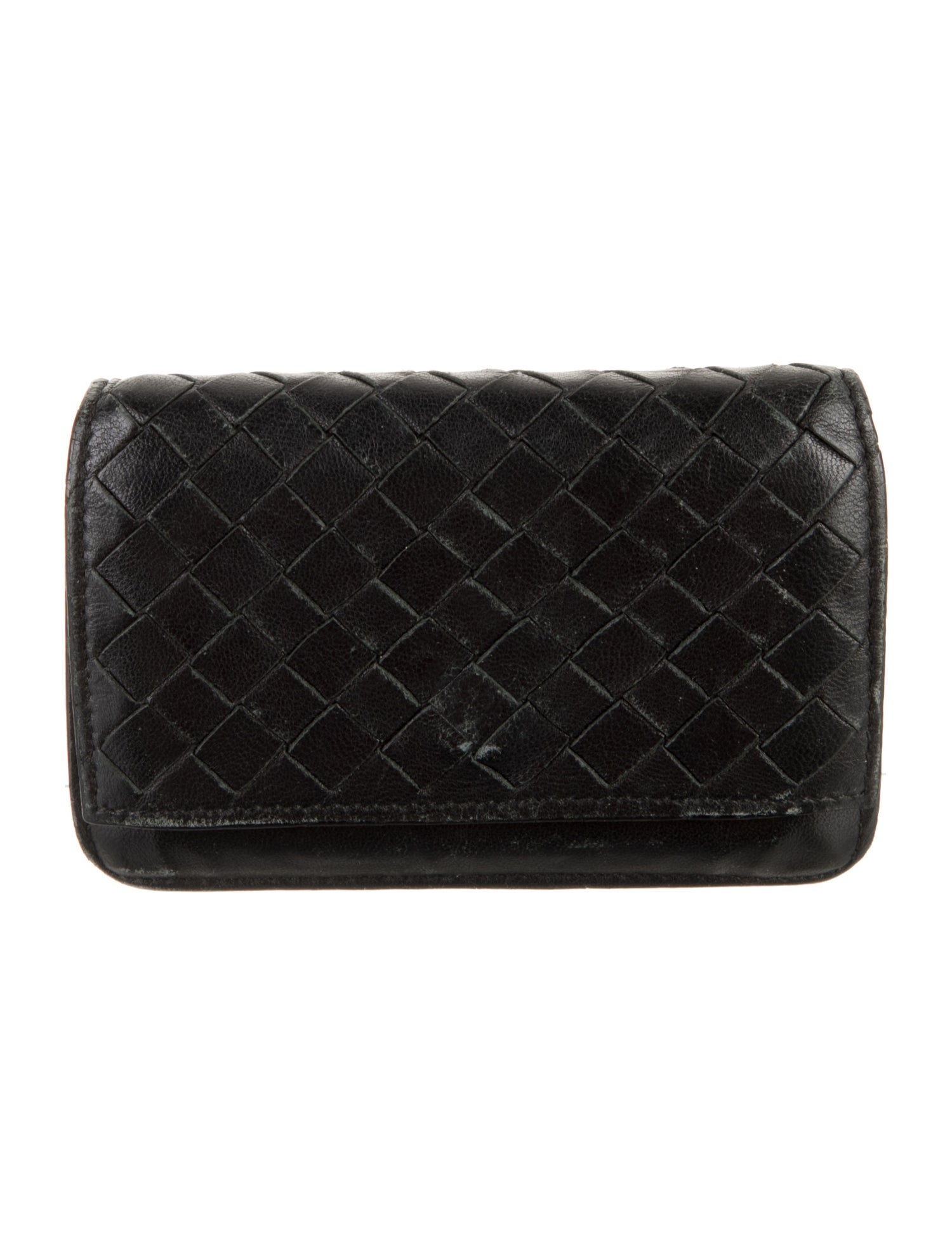 Bottega Veneta Intrecciato Weave Leather Wallet