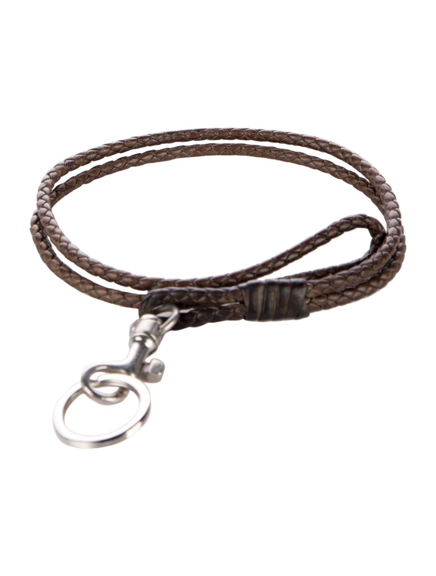 Bottega Veneta Leather Keychain