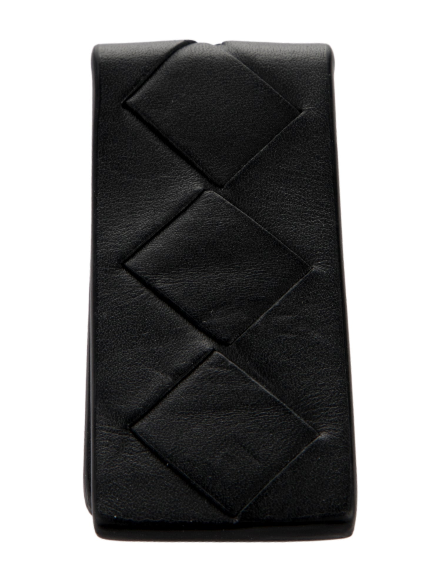Bottega Veneta Leather Intrecciato Money Clip
