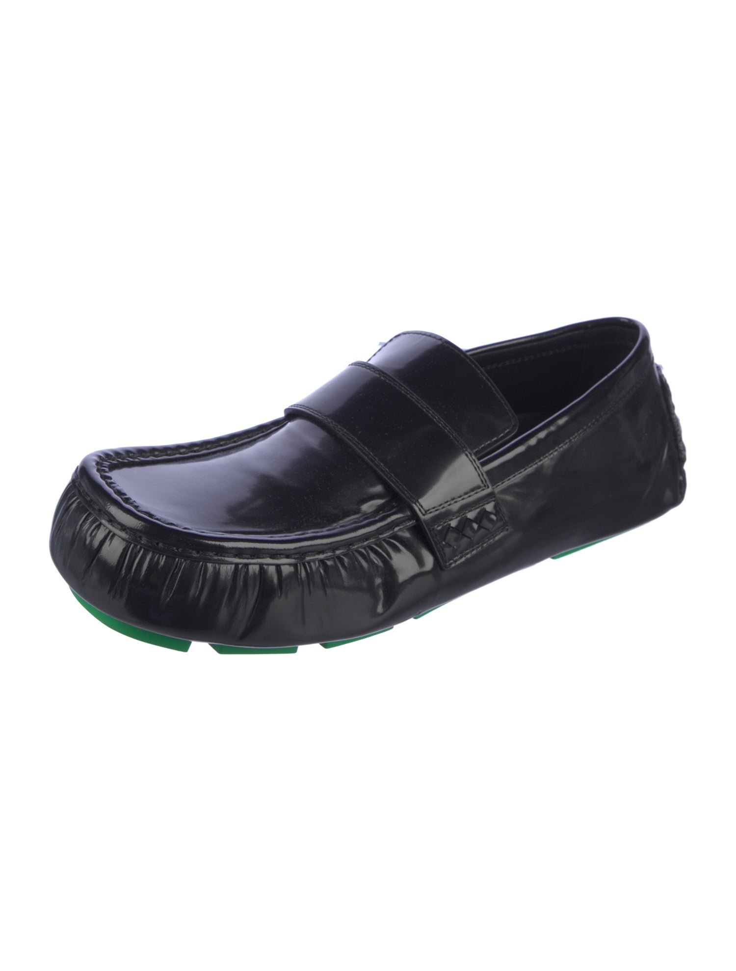 Bottega Veneta Patent Leather Drivers w/ Tags