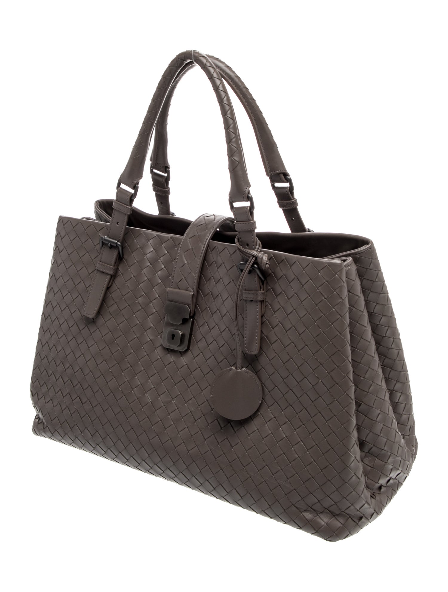 Bottega Veneta Intrecciato Roma - Brown Handle Bags, Handbags