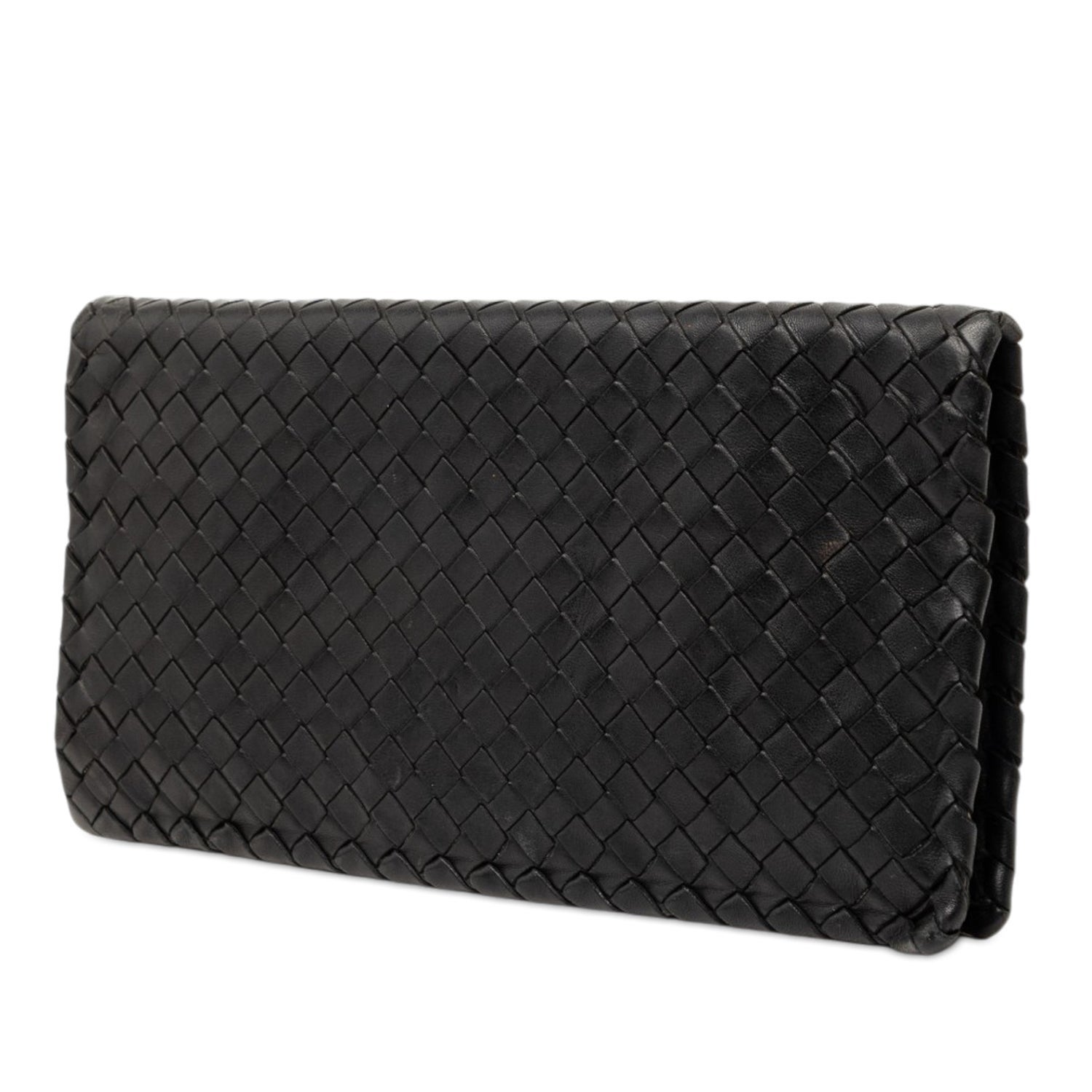 Bottega Veneta Alligator Nappa Intrecciato Turn Lock Clutch