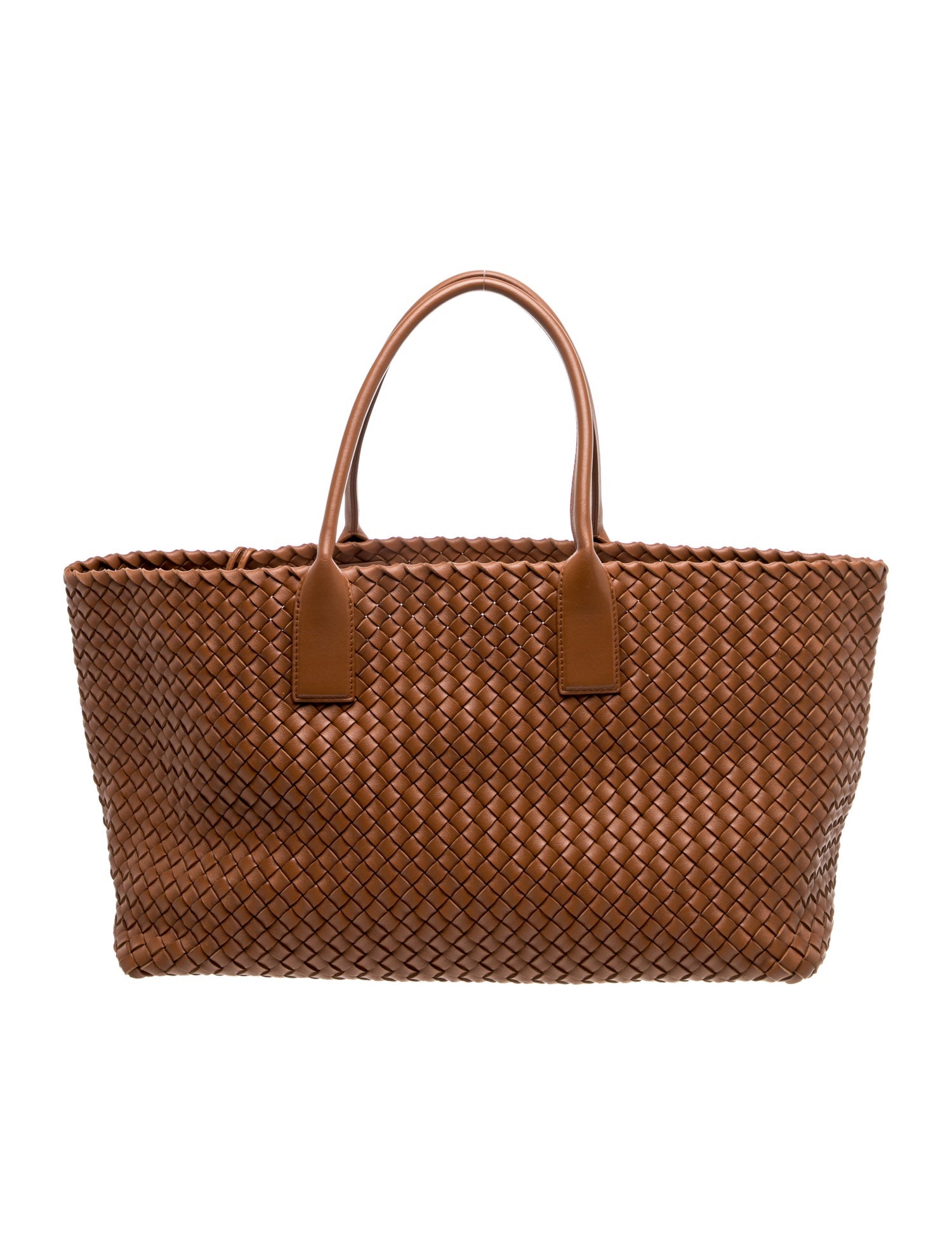 Bottega Veneta Intrecciato Cabat Large - Brown Totes, Handbags Bottega Veneta Intrecciato Cabat Large - Brown Totes, Handbags