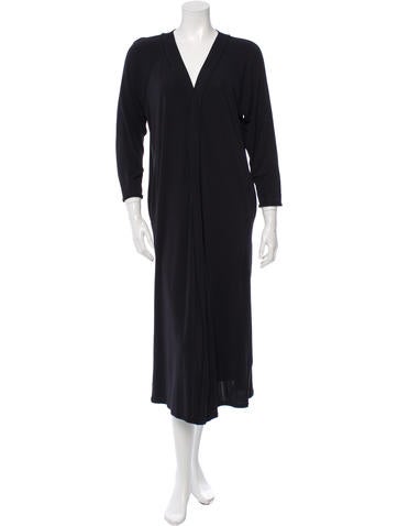 Bottega Veneta Long Sleeve Midi Dress