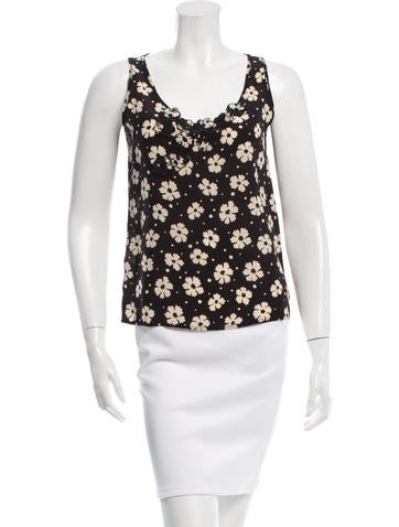 Bottega Veneta Sleeveless Silk Top