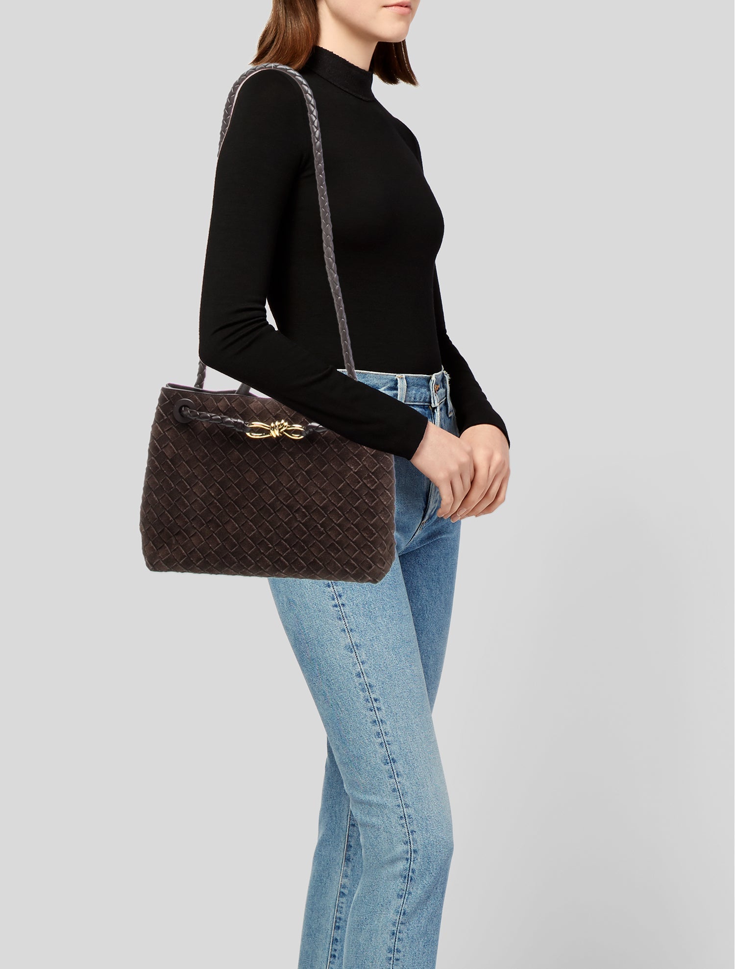 Bottega Veneta Intrecciato Andiamo Medium