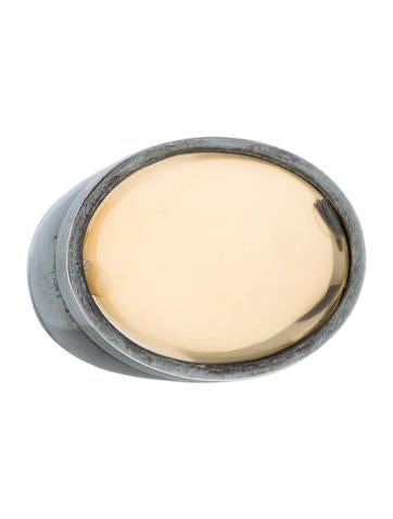 Bottega Veneta Rosa Rock Crystal Ring