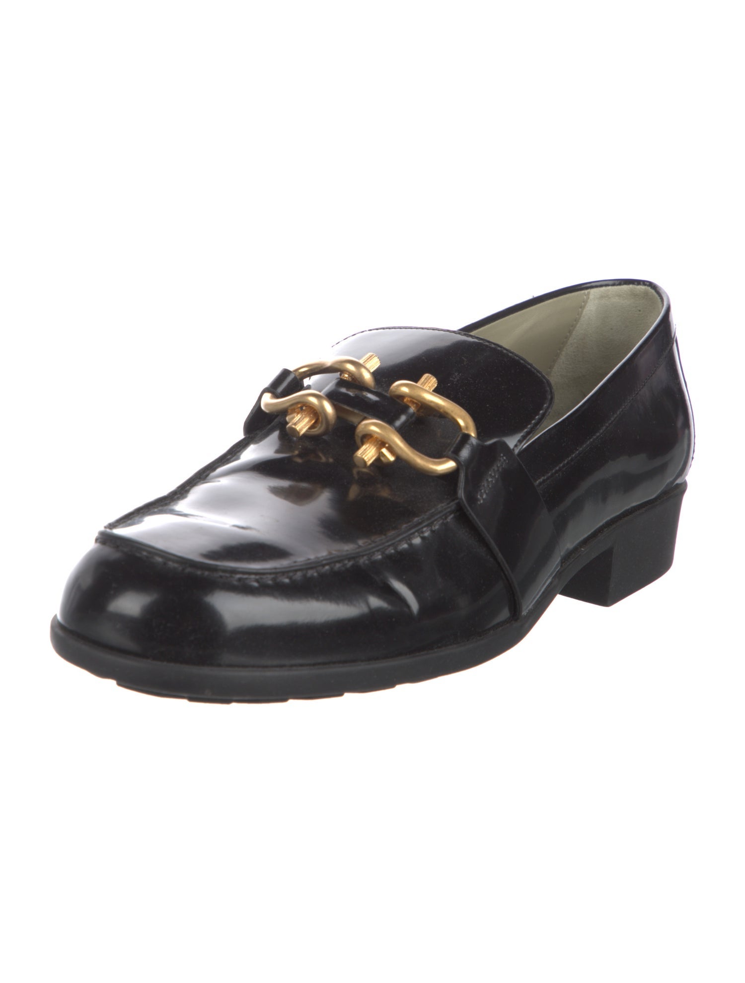 Bottega Veneta Patent Leather Loafers