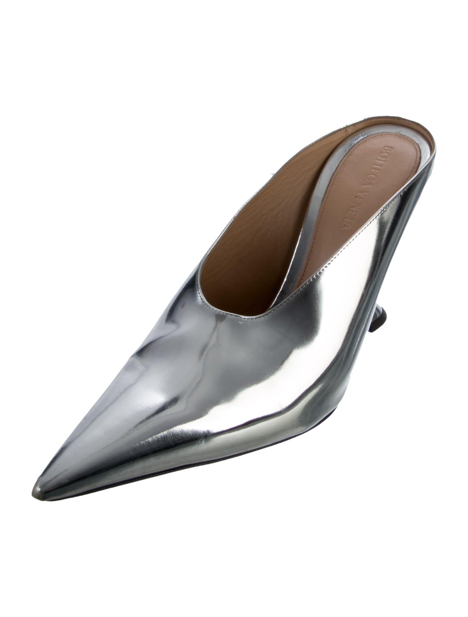 Bottega Veneta Patent Leather Mules