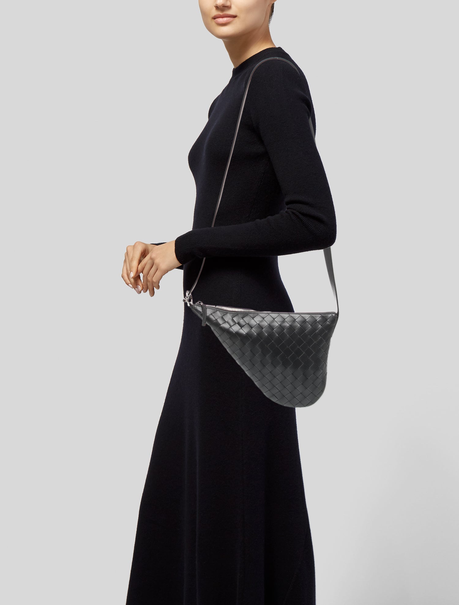 CHANELl ヴィンテージブラック ボディバッグ値下げ交渉可能です Chanel 2025 Small CC Crush Flap Bag - Black Crossbody Bags
