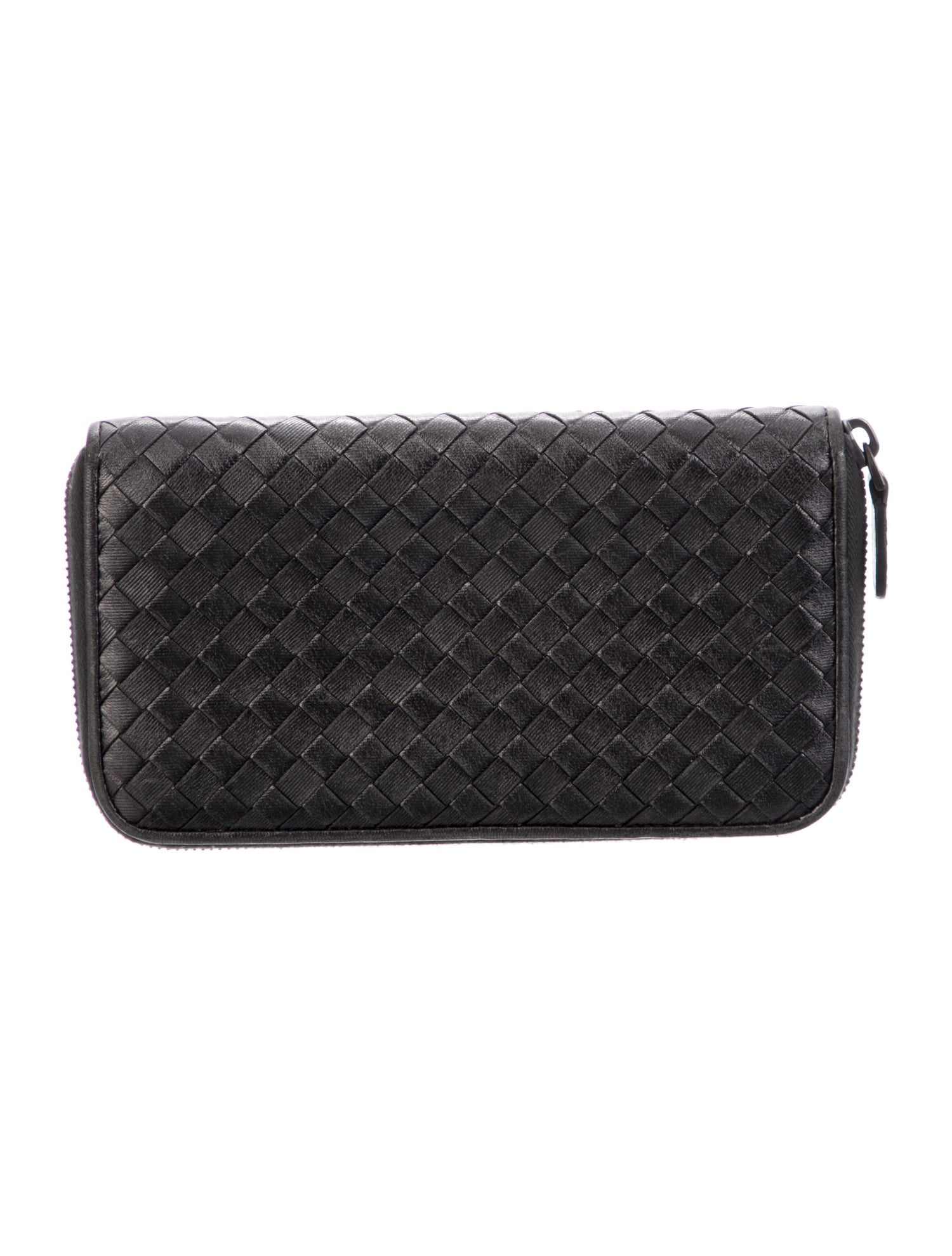 Bottega Veneta Intrecciato Weave Leather Wallet