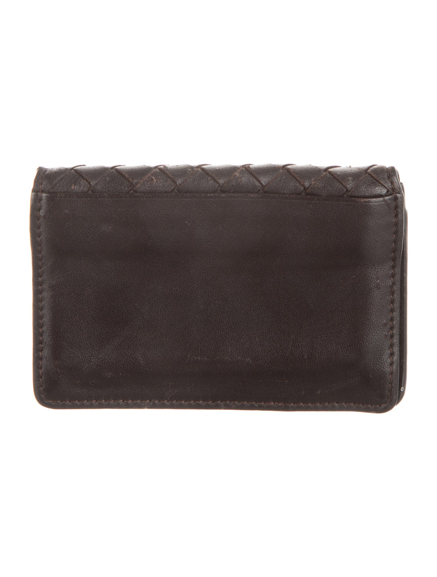 Bottega Veneta Intrecciato Weave Leather Coin Pouch