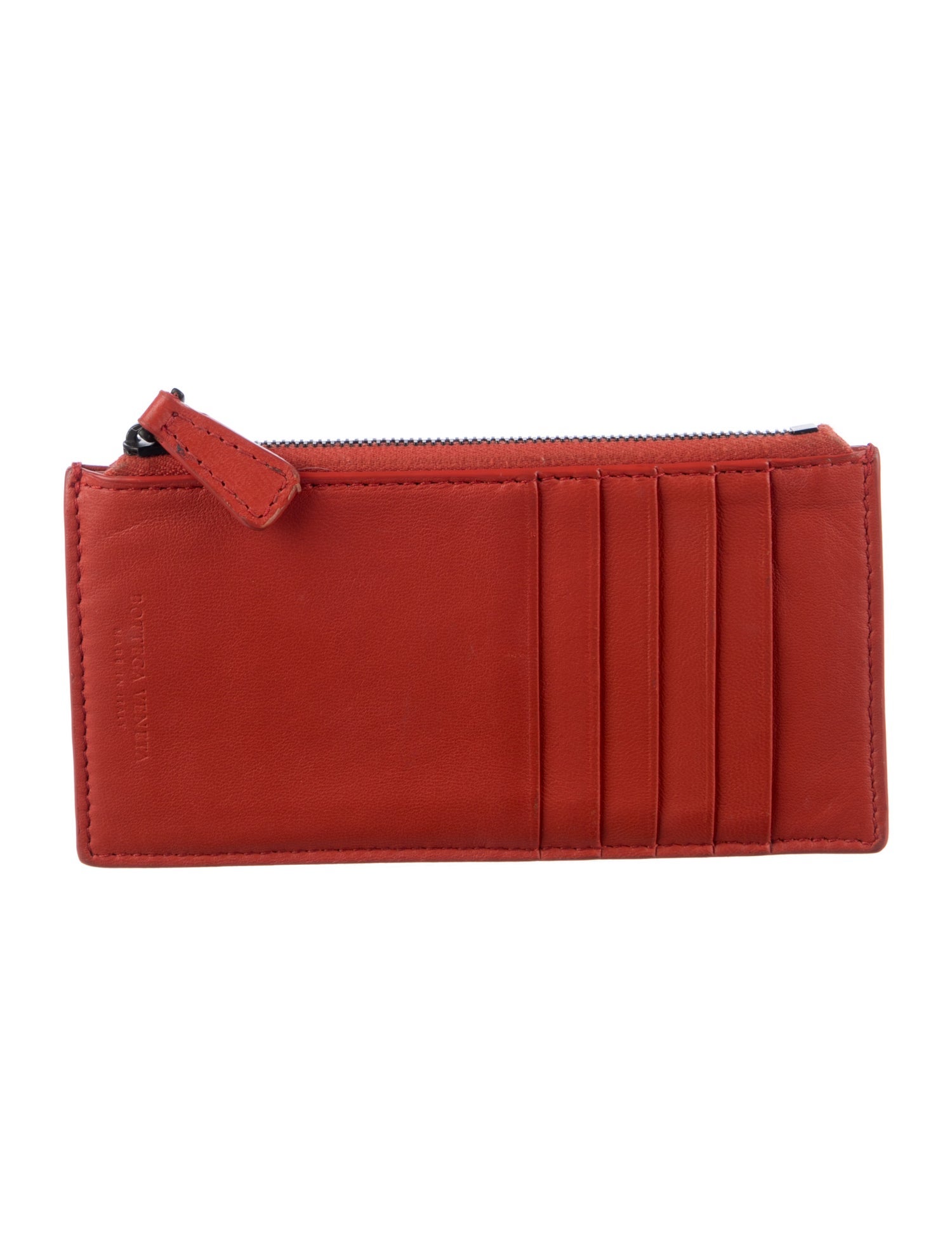 Bottega Veneta Card Case Intrecciato Weave Wallet