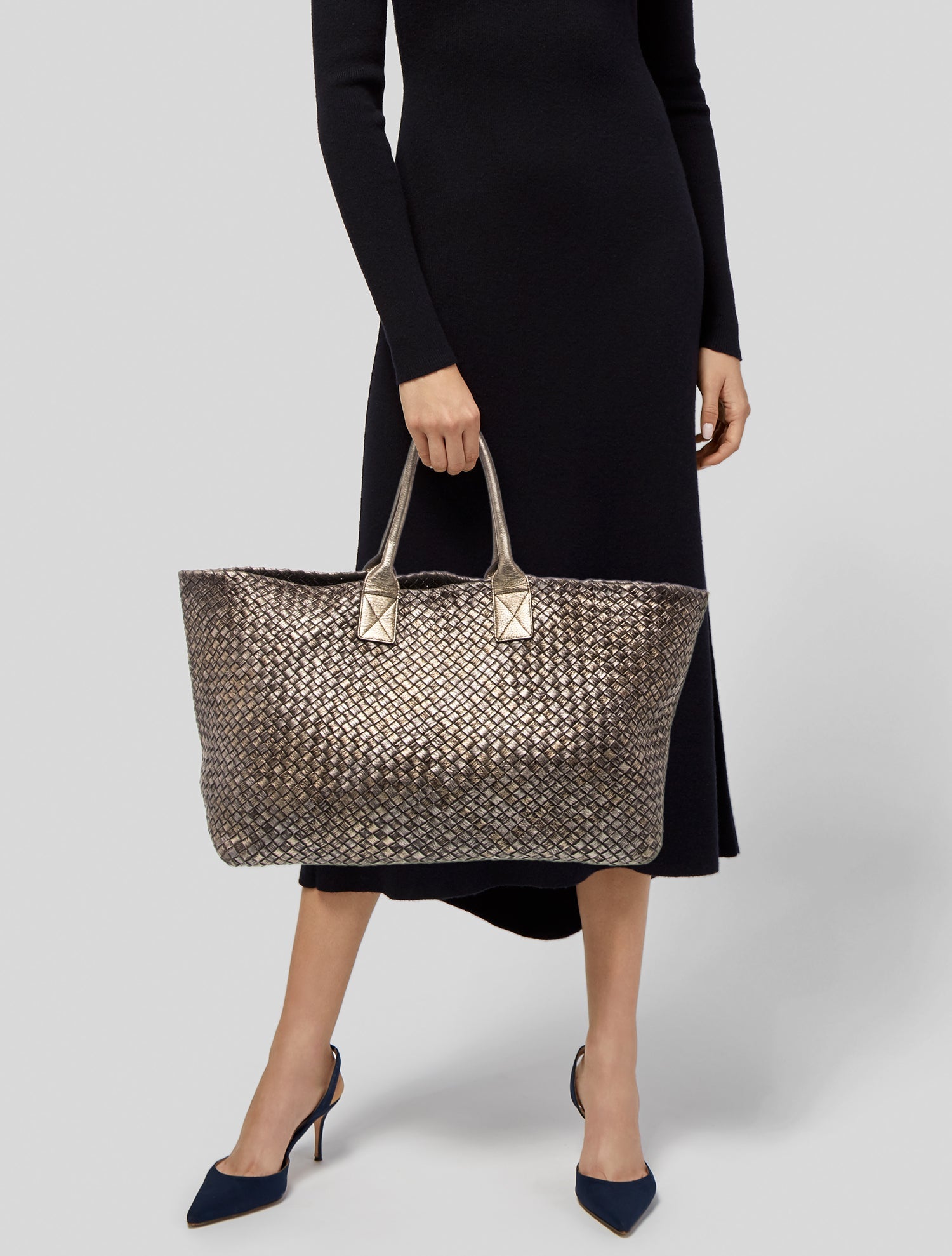 Bottega Veneta Intrecciato Cabat Large Vintage