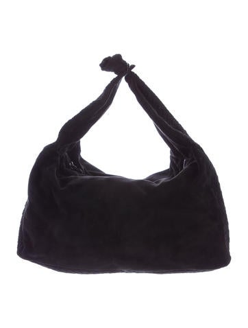 Bottega Veneta Suede Intrecciato Hobo