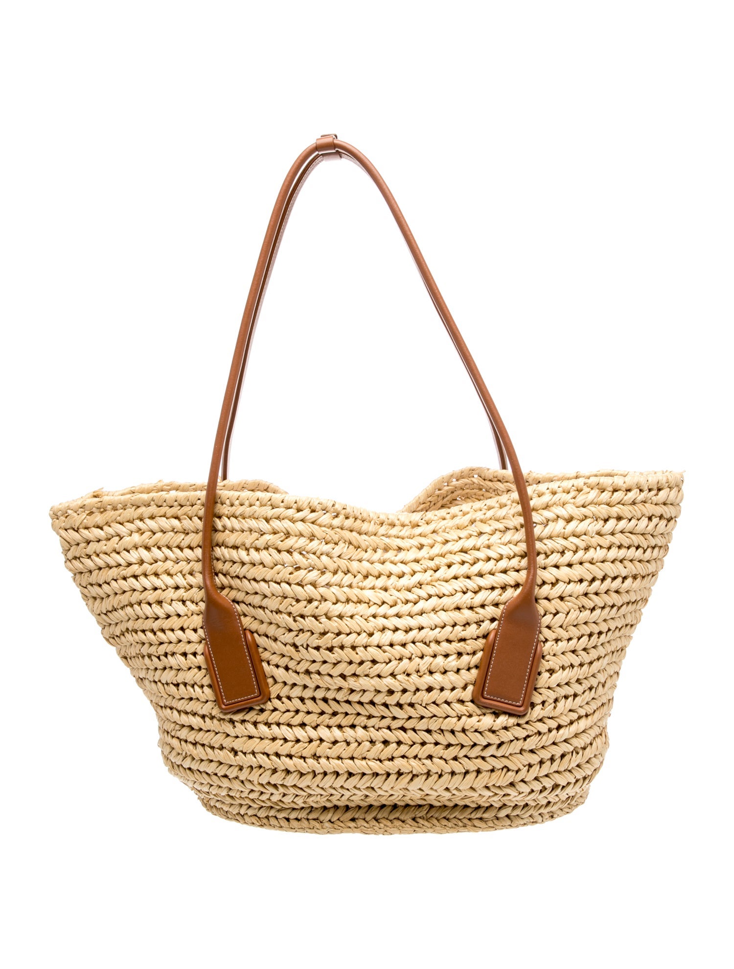Bottega Veneta Raffia Arco Medium