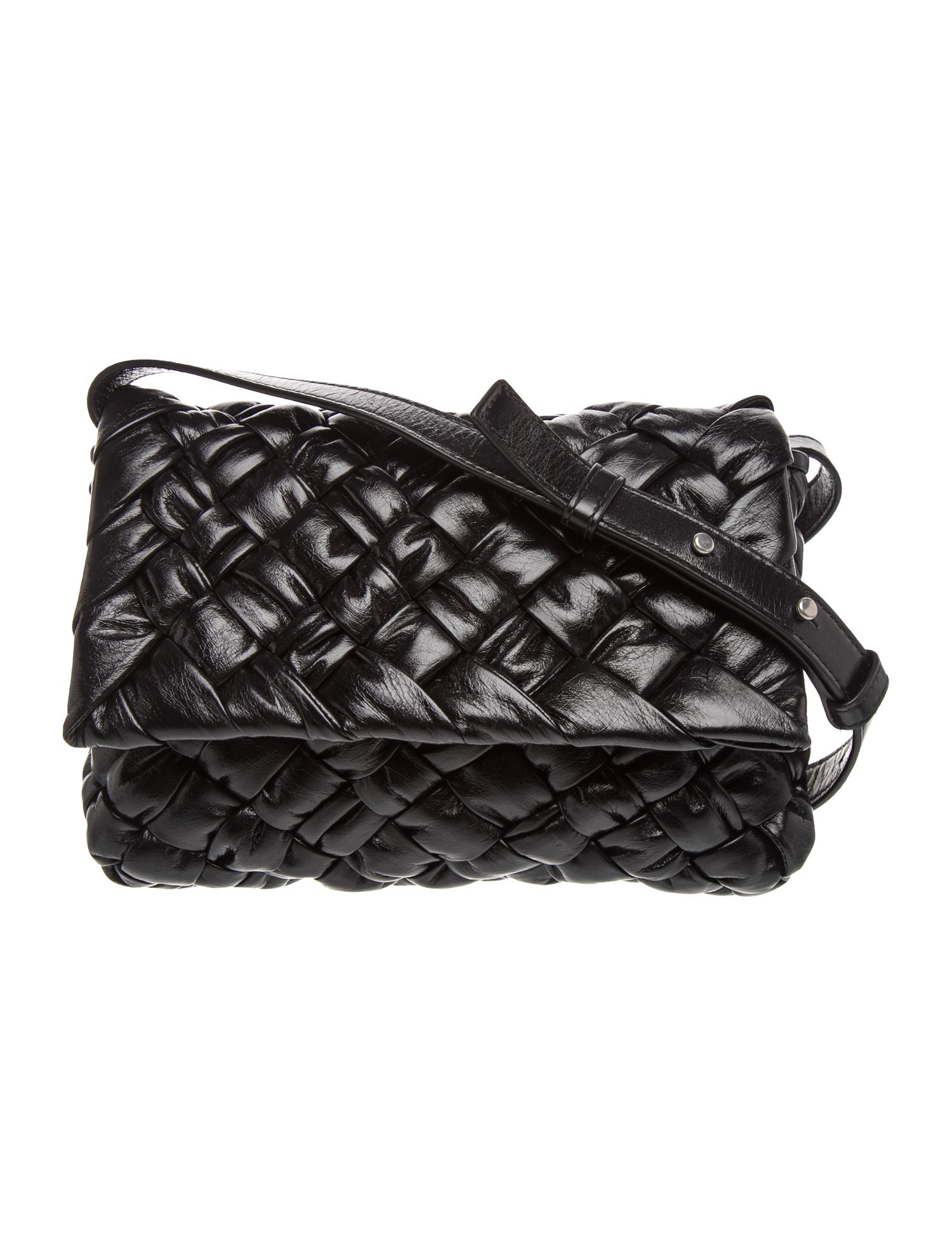 Prada New Vela Studded Crossbody Bag - Red Crossbody Bags