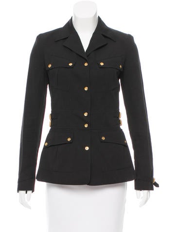 Bottega Veneta Structured Military Jacket