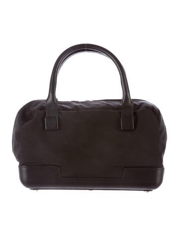 Bottega Veneta Leather-Trimmed Handle Bag