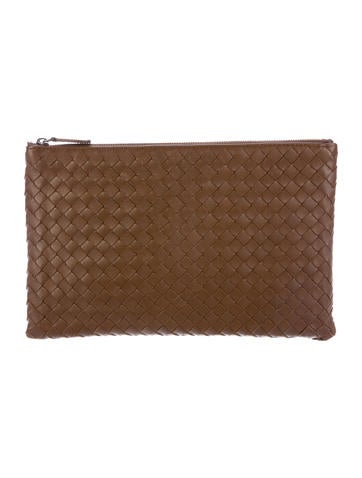 Bottega Veneta Intrecciato Leather Pouch