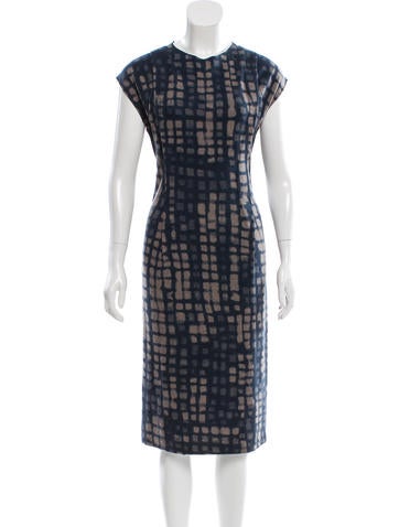 Bottega Veneta Wool Printed Dress