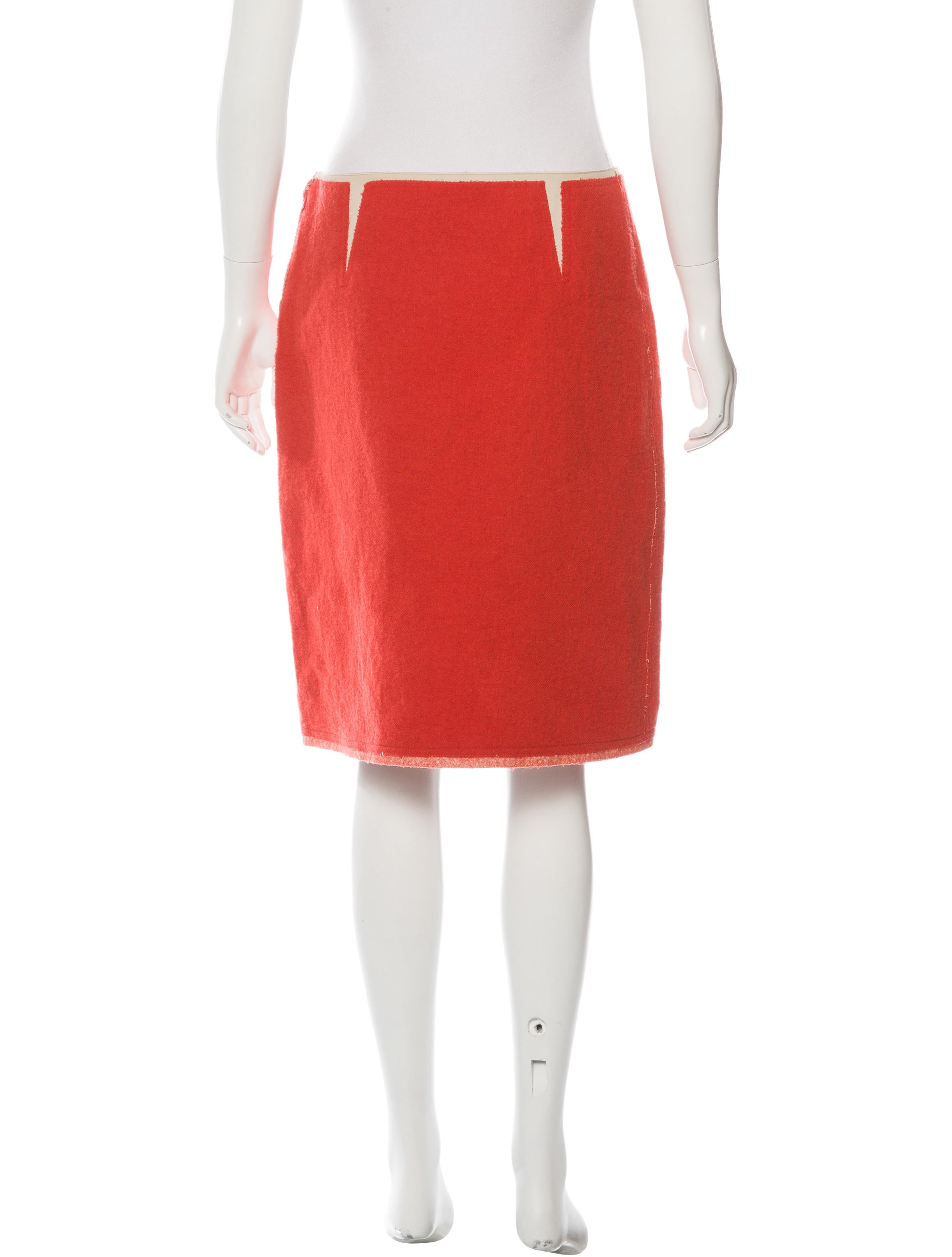 Bottega Felted WoolBlend Skirt Clothing BOT42092 The RealReal