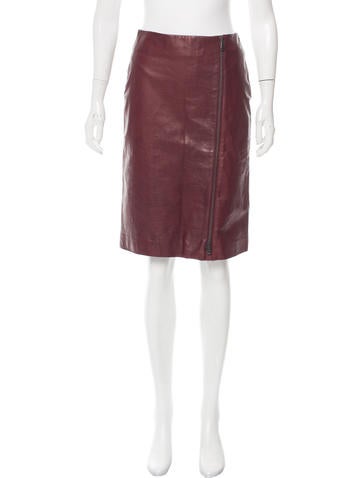 Bottega Veneta Skirts Leather Pencil Skirt Us2, It38 | XS
