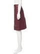 Bottega Veneta Leather Pencil Skirt