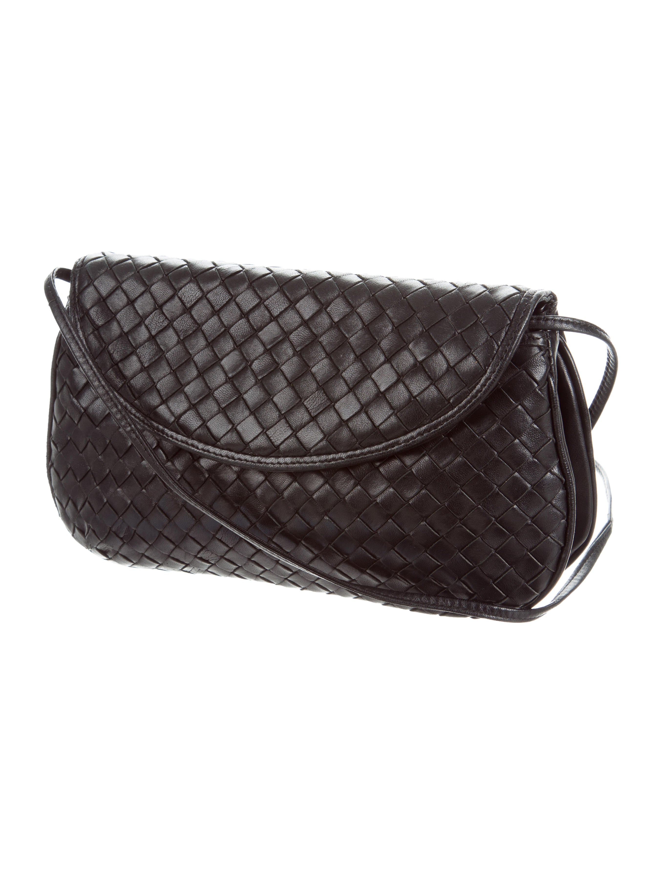 Bottega Vintage Intrecciato Leather Shoulder Bag Handbags