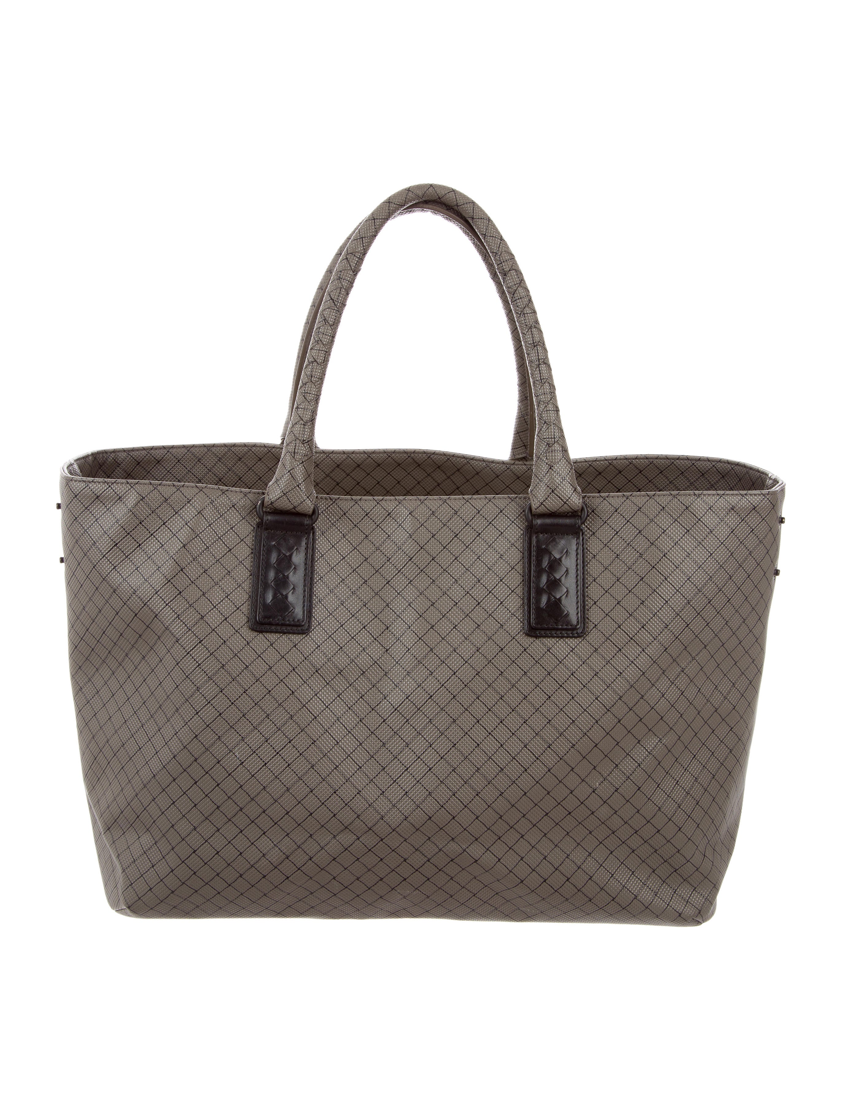 Bottega Veneta Intrecciato Trimmed Marco Polo Tote Handbags Intrecciato Trimmed Marco Polo Tote