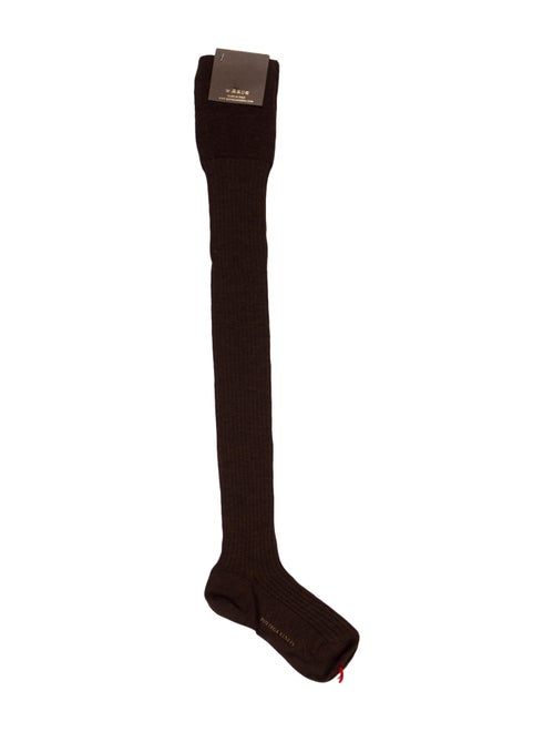 Bottega Veneta Knit Thigh-High Socks w/ Tags