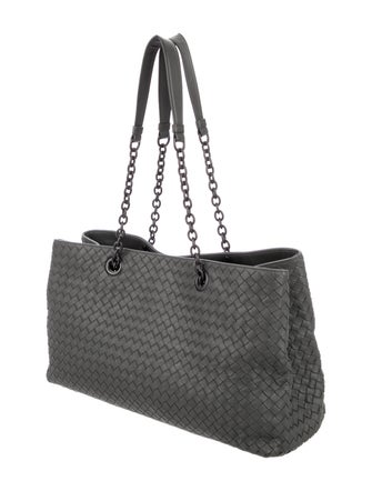 Bottega Veneta Intrecciato Double Chain Tote