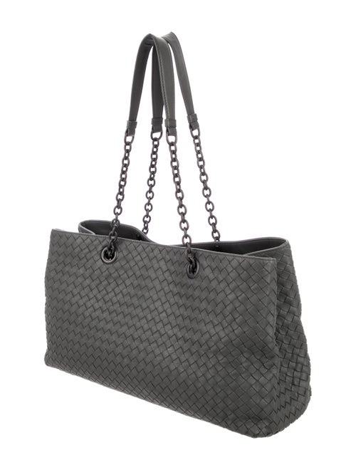 Bottega Veneta Intrecciato Double Chain Tote