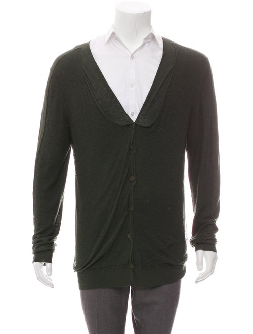 Bottega Veneta Knit Cardigan green